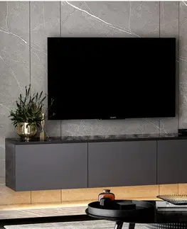 TV stolek Neon Illuminated - Anthracite
