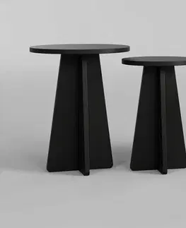 Sada konferenčních stolků Mushroom Black, 2 ks