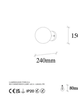Nástěnná lampa Atmaca - 10230