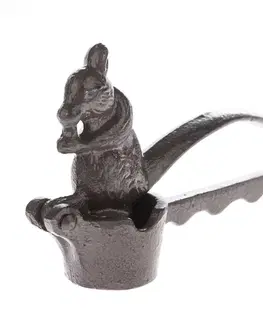 Litinový louskáček na ořechy Veverka, 16 x 10 x 5 cm