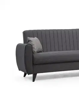 Rozkládací pohovka Alkon 3 Dark Grey