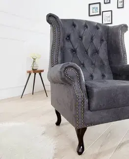Chesterfield křeslo MIDAS Dekorhome