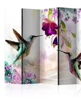 Paraván Hummingbirds and Flowers Dekorhome