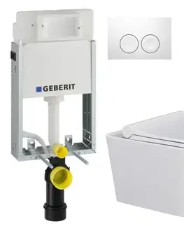 GEBERIT KOMBIFIXBasic vč. bílého tlačítka DELTA 21 + WC MYJOYS MY1 + SEDÁTKO 110.100.00.1 21BI MY1