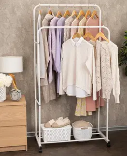 4Home Věšák na oblečení na kolečkách Garment