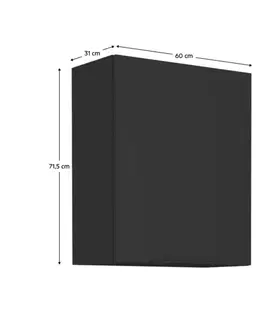 Horní skříňka SIBER 60 G-72 1F Tempo Kondela