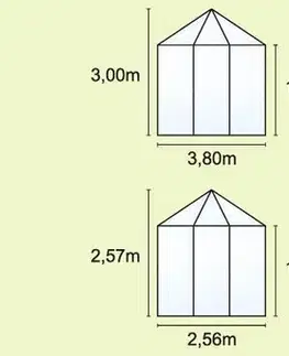 Pavilon HERA 9000 sklo / polykarbonát / hliník Dekorhome