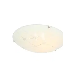 Stropní lampa Duca Plafond bílá bezbarvá