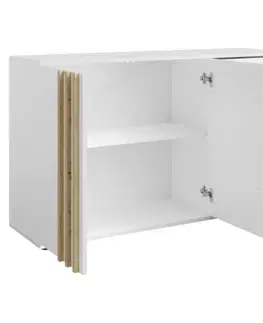 Komoda TOLIS 2D3S, bílá