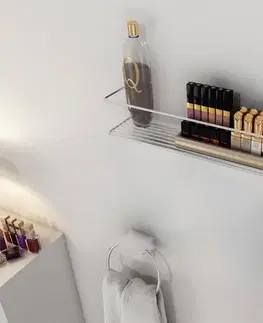 Nástěnná police Banyo Makyaj Rafı, Baharatlık - Chrome