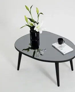 Konferenční stolek Gusto - Black, Fume