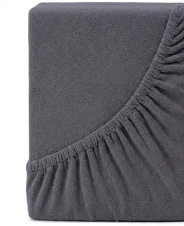4Home Froté prostěradlo IDEAL antracit, 200–220 x 200 cm, 200–220 x 200 cm