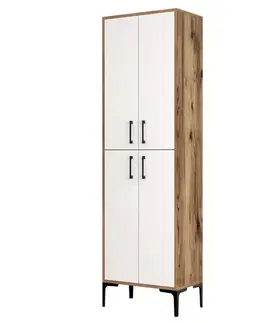 Botník Berlin A - Walnut, White