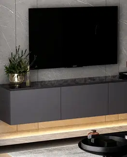 TV stolek Neon Illuminated - Anthracite