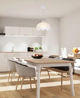 Závěsná lampa Pansy 25 1x60W e27 bílé stínidlo