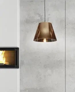 Stropní závěsné svítidlo 1X60W E27 měděné PLATINO