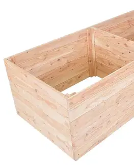 Vyvýšený záhon PREMIUM modřín 160 x 70 x 50 cm Rojaplast