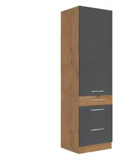 Vysoká skříňka VEGA 60 DKS-210 3S 1F Tempo Kondela