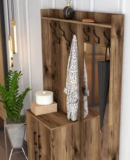 Předsíňová stěna Berlin BC - Walnut
