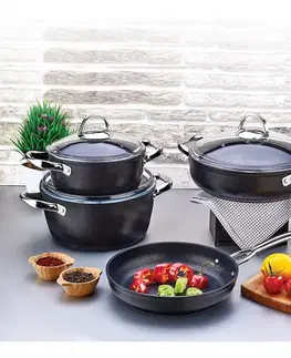 4Home 7dílná sada nádobí s nepřilnavým povrchem