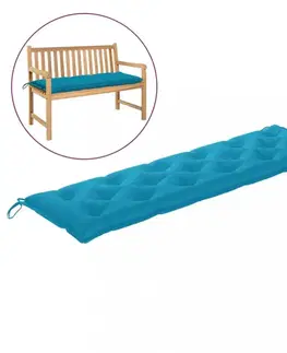Voděodolná poduška na zahradní lavici 180 cm Dekorhome