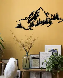 Dekorativní kovový doplněk na zeď Mountain 3