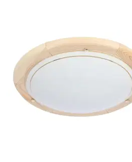 Stropní svítidlo plafond 2X60W E27 borovice STANDARD