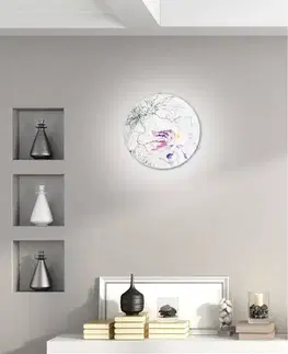 Stropní lampa s pružinou E27 fialová