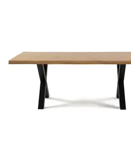 Jídelní stůl TIMBER CROSS 140, přírodní dub