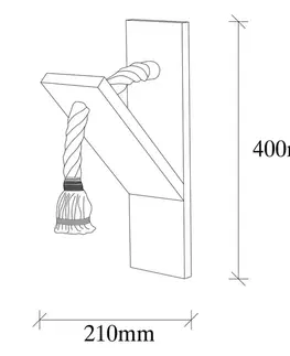 Nástěnná lampa Erebos - 115-A