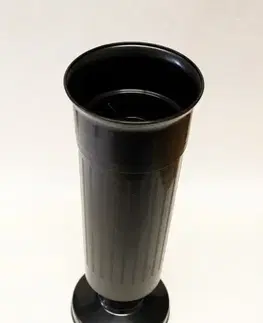 BESOP - Váza na hrob 35cm zatížená černá