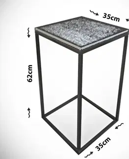 Odkládací stolek / Příruční stolek Pure - Marmo
