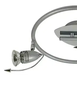 Stropní svítidlo Thunder spirála 3*50W GU10 230V chrom antracit