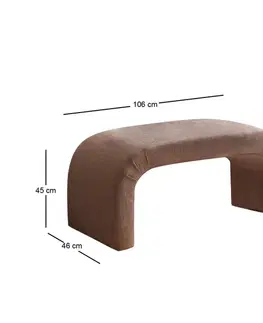 Lavice Nu Bench Brown