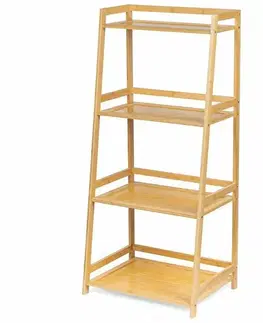 Koupelnový regál WABISABI LADDER 4, bambusový