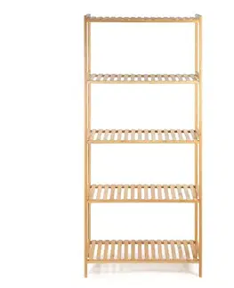 Koupelnový regál WABISABI RACK 5, bambusový