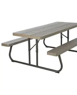 Piknikový set hnědá / černá Dekorhome