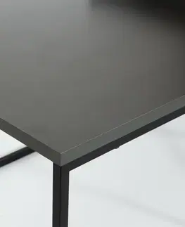 Sada konferenčních stolků Orta Black and Anthracite, 2 ks