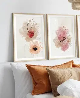 Dekorativní rámovaný obraz z MDF (3 kusy) Huhu205 - 50 x 70