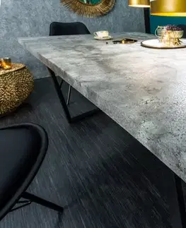 Jídelní stůl LADON beton Dekorhome