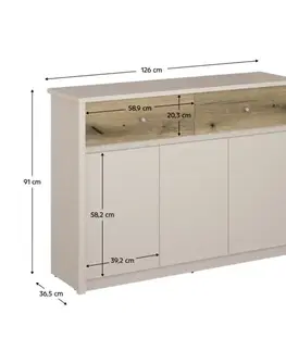 Komoda KAROS 3D2S Tempo Kondela