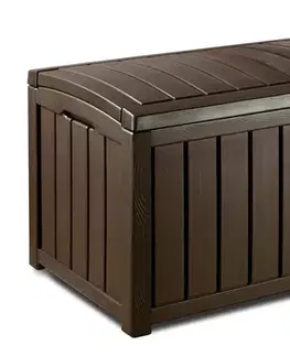 KETER Zahradní GUTTERWOOD box 390L | hnědá