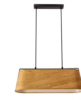 Stropní lampa Milbury černá 2x40W E27 žluté stínidlo