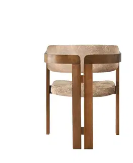 Jídelní židle CO Beige and Walnut