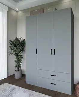 Šatní skříň Yaman Luna 1600-037 - Grey