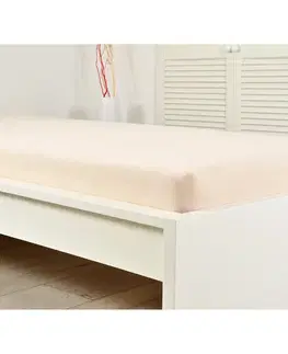 Prostěradlo jersey IDEAL 180x200 kávové
