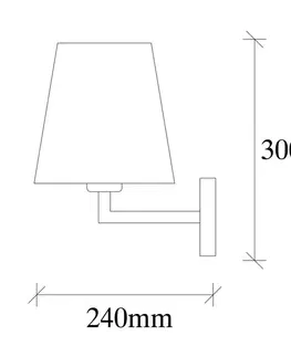 Nástěnná lampa Profil - 4652