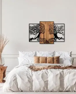 Dekorativní dřevěný doplněk na zeď Tree Love - 312