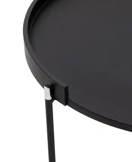 Odkládací stolek Mandy Athracite, 2 ks