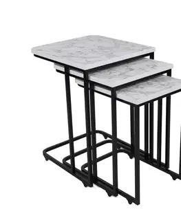 Odkládací stolek Metal Zigon, 3 ks
